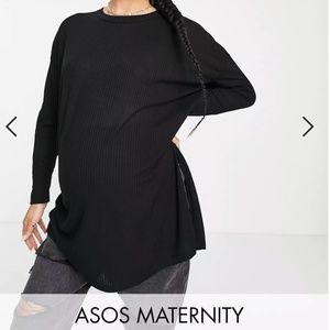 ASOS | Maternity Black Top